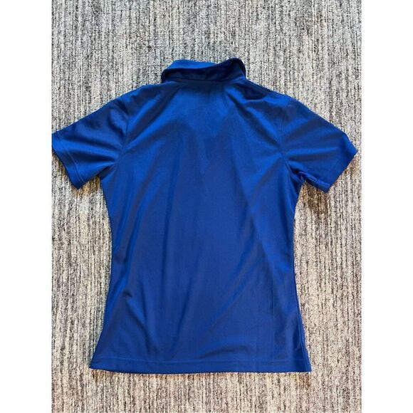 Sport Tek Women’s Size Small Short Sleeve Polo Shirt Blue V Neck‎ Collared NWOT - Picture 7 of 7